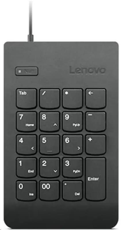 LENOVO klávesnice drátová USB Numeric Keypad Gen II, černá
