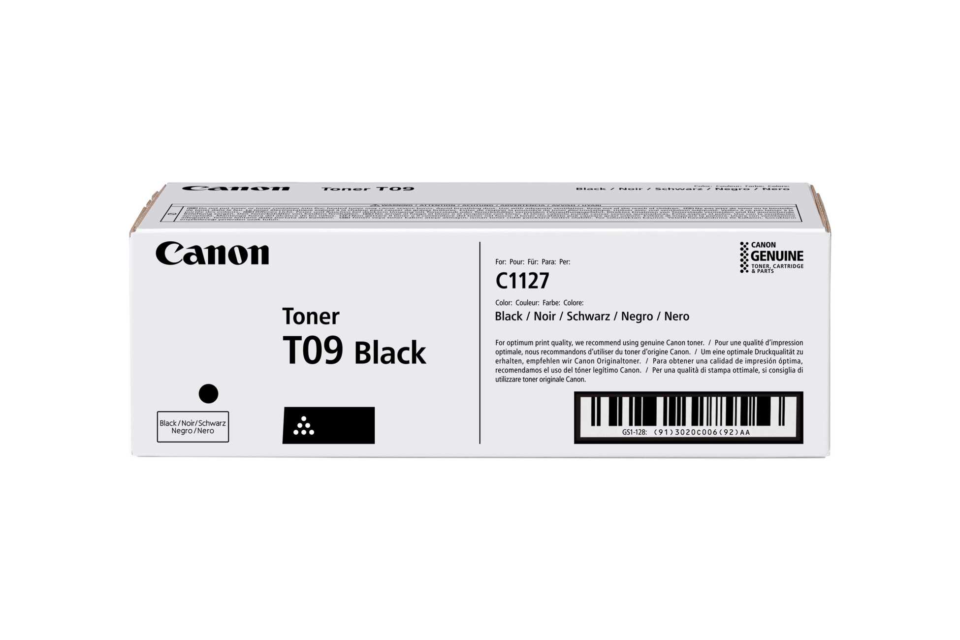 CANON toner T09BK černý pro i-Sensys X C1127P , C1127I a C1127IF (7 600 str.)