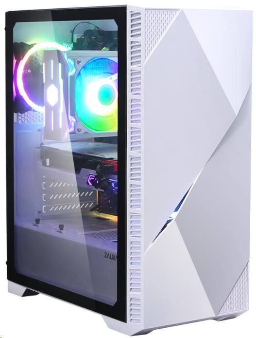 ZALMAN skříň Z3 Iceberg white,  ATX bez zdroje