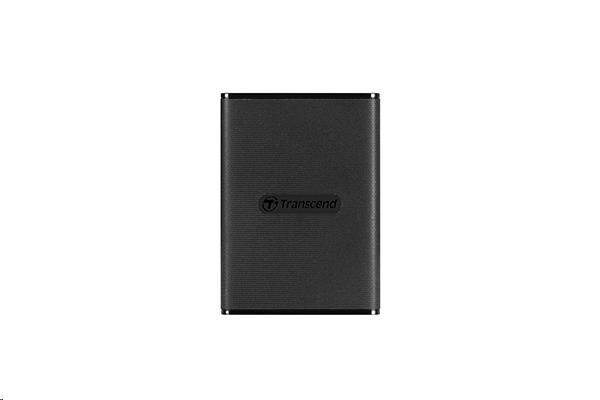 TRANSCEND externí SSD ESD270C 1TB, Portable, USB 3.1 Gen.2, Type C & A, two cables 520/460 MB/s, black/černá