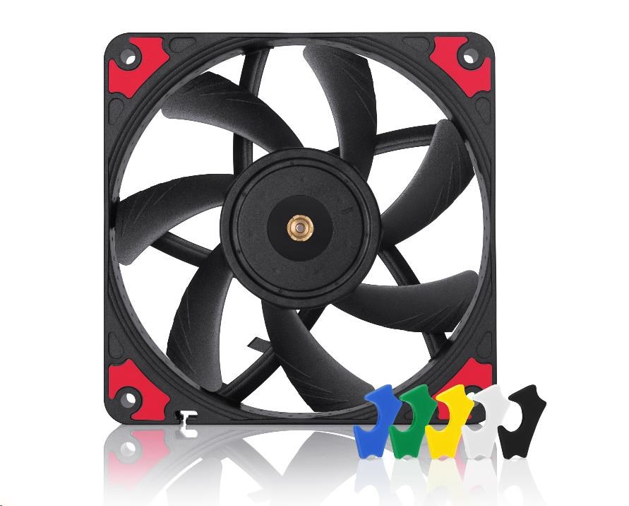 NOCTUA Ventilátor NF-A12x15 PWM CH.BK.S, 120mm, černá