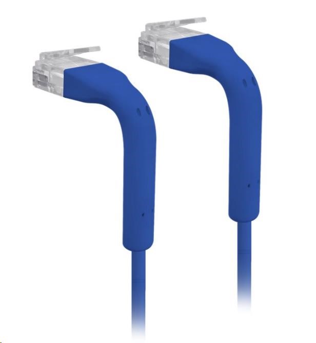 UBNT UniFi Ethernet Patch Kabel [0,22m, Cat6, UTP, licna, modrý, 50ks]