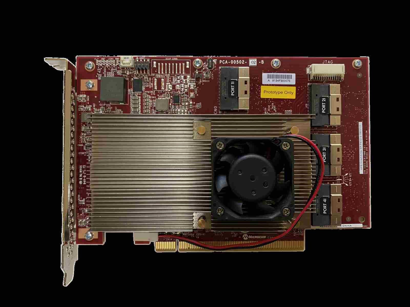 Microchip SmartRAID SR416i-a x16 Lanes 4GB Cache NVMe/SAS 24G Controller for HPE Gen10 Plus
