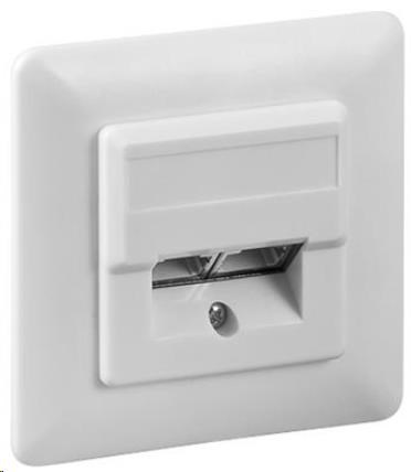 PremiumCord Zásuvka 2xRJ45 pod omítku, UTP Cat5e