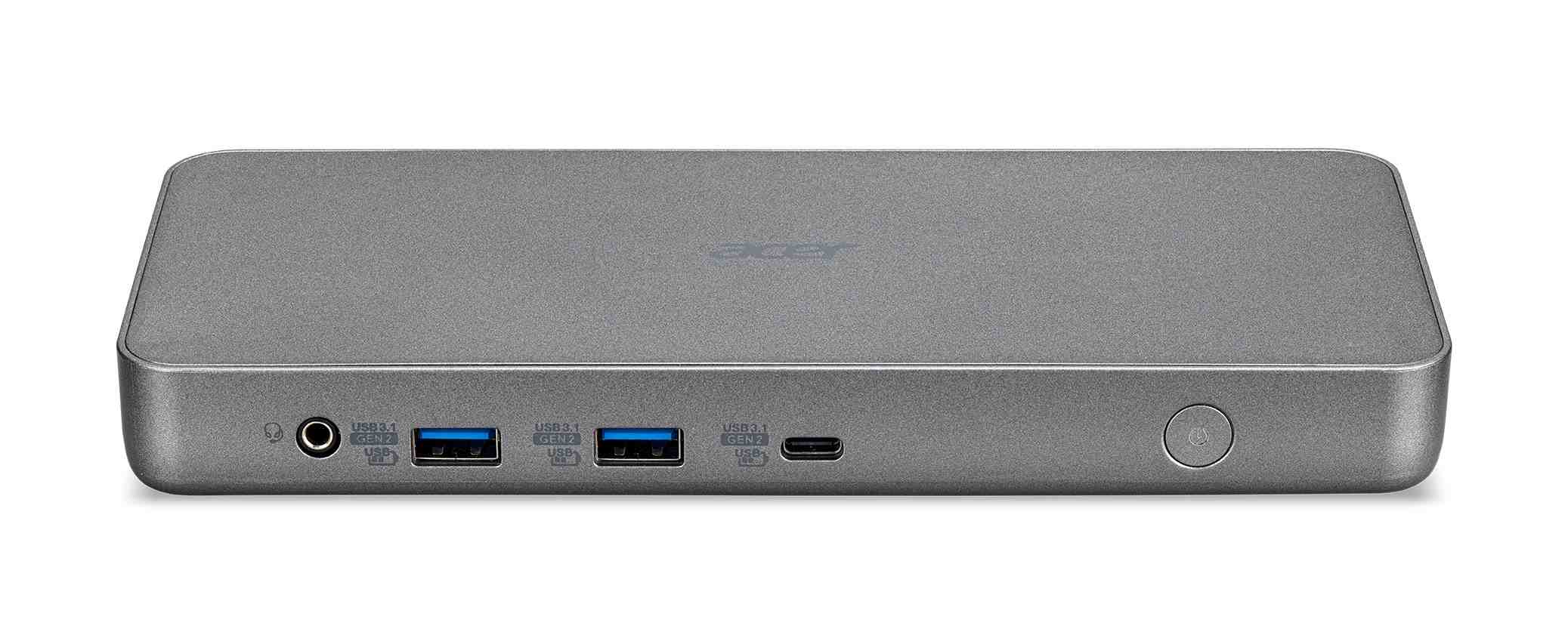 ACER USB Type-C Dock II D501 - 1xUSB-C (Up Stream to NB), 2xUSB-A 3.1 Gen2,4xUSB-A 3.1 Gen1,1xDP 1.4/HDMI 2.0,1xRJ45