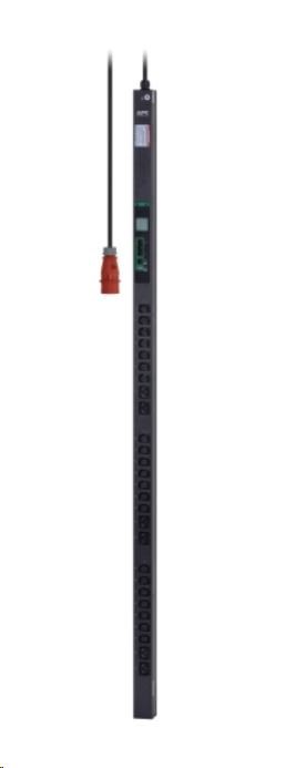 APC Easy PDU, Switched, Zero U, 22kW, 230V, (18)C13 & (6)C19, IEC 60309 32A 3P + N + PE (2m)