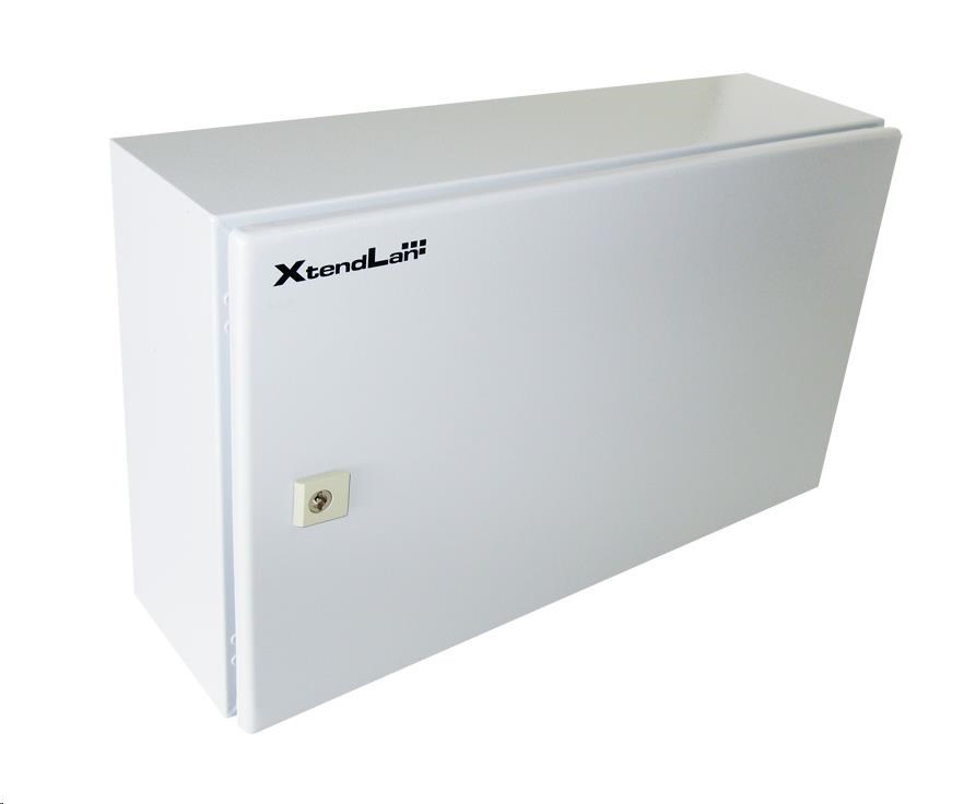 XtendLan 19" venkovní vodotěsný rozvaděč 6U 600x180, krytí IP55, nosnost 65kg, šedý
