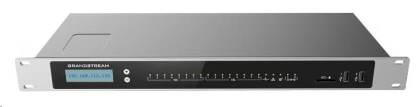 Grandstream UCM6308 [IP PBX - IP pobočková ústředna, 8xFXO, 8xFXS, 3xRJ-45, 2x USB, SD-card, PoE+]