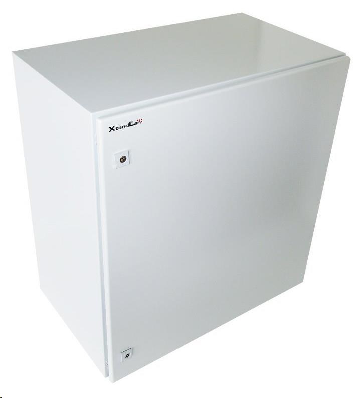 XtendLan 19" venkovní vodotěsný rozvaděč 17U 760x450, krytí IP55, nosnost 65kg, šedý