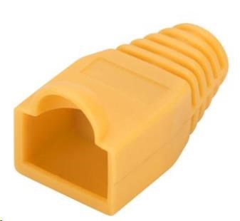 PremiumCord 25ks Krytek konektoru RJ45 - žlutá