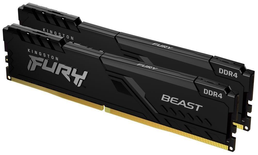 KINGSTON DIMM DDR4 64GB (Kit of 2) 3600MT/s CL18 FURY Beast Černá