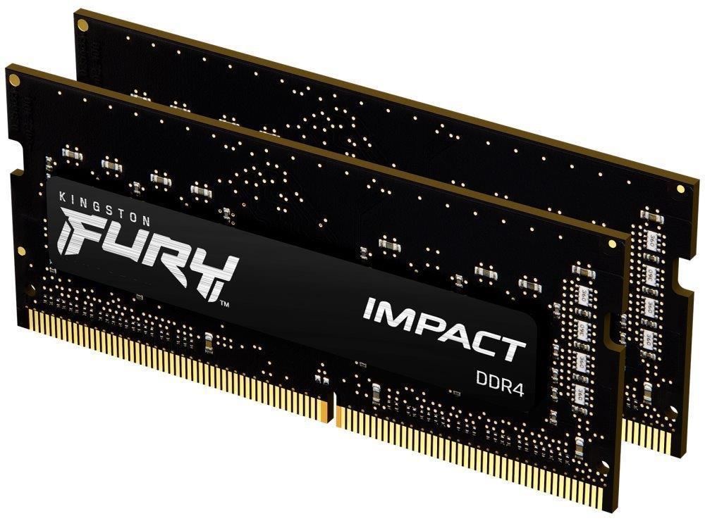 KINGSTON SODIMM DDR4 16GB (Kit of 2) 3200MT/s CL20 FURY Impact