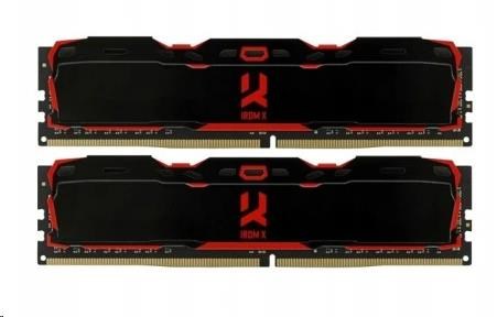 GOODRAM DIMM DDR4 16GB (Kit of 2) 3200MHz CL16 IRDM X, Černá