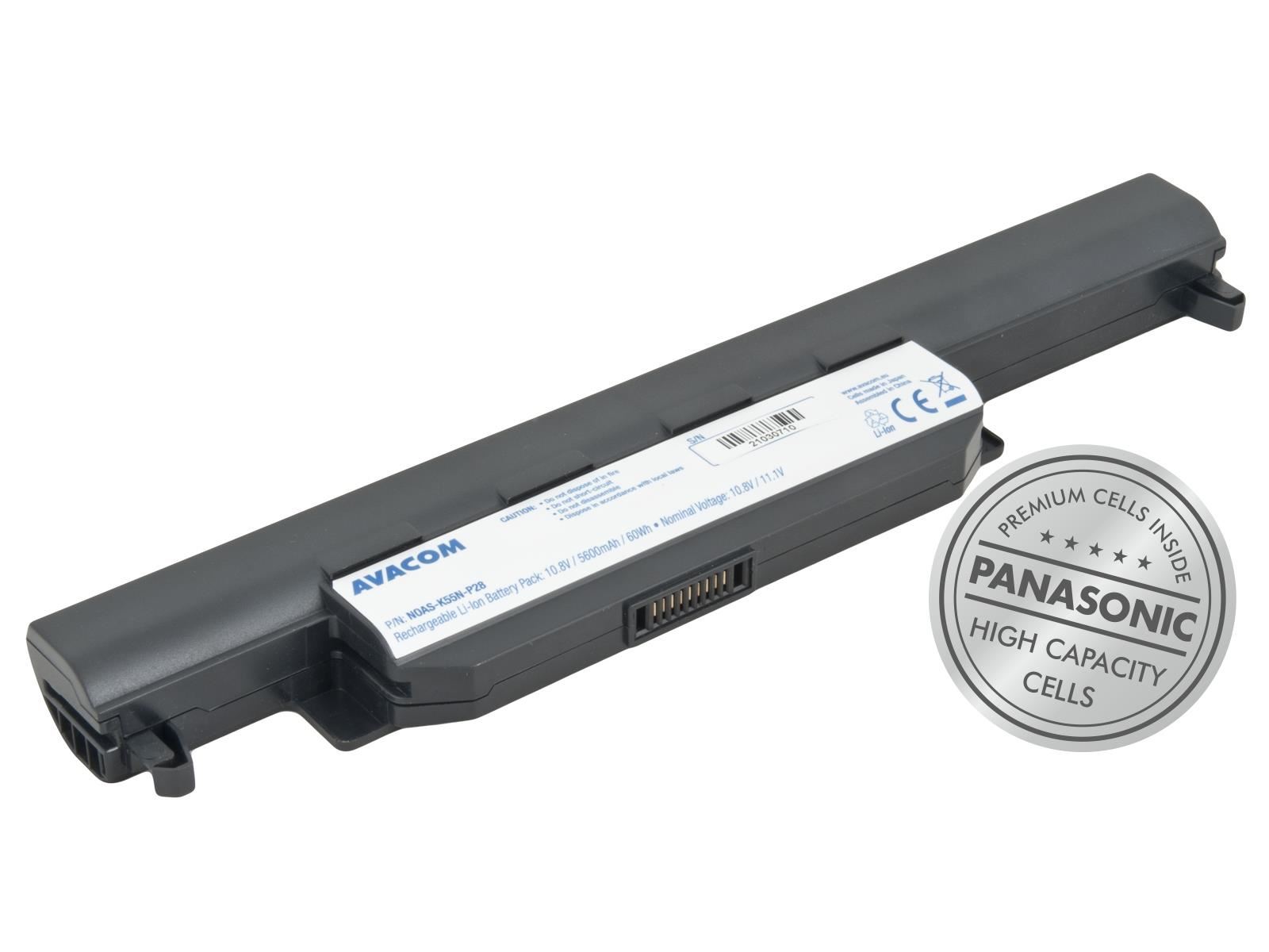 AVACOM baterie pro Asus K55, X55, R700 Li-Ion 10,8V 5600mAh