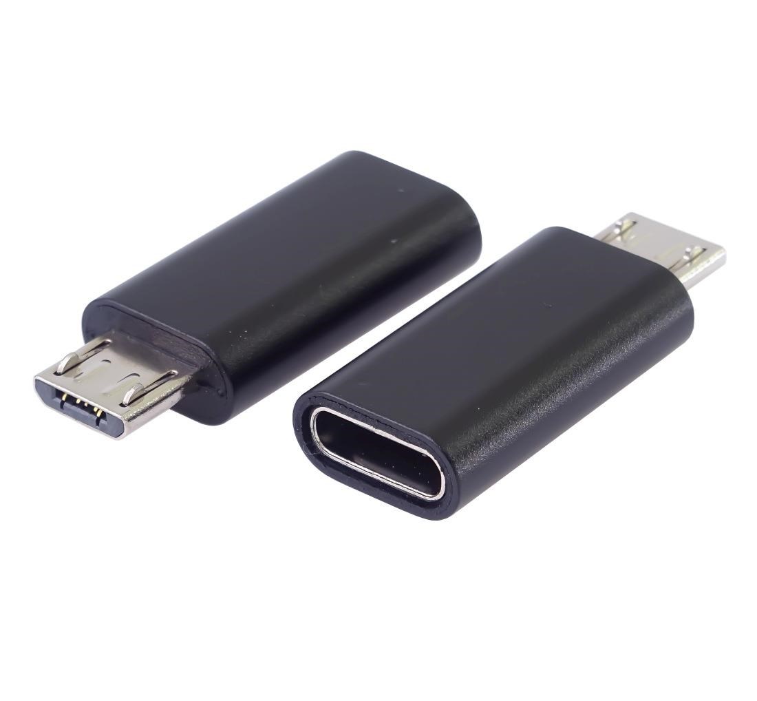 PremiumCord adapter USB-C konektor female - USB 2.0 Micro-B/male