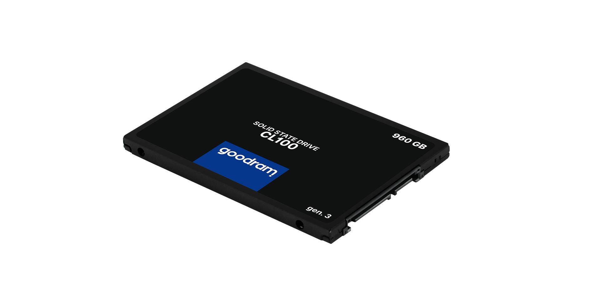 GOODRAM SSD CL100 Gen.3 960GB, SATA III, 2.5", (R:540/W:460MB/s)