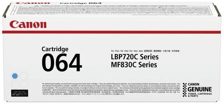 Canon TONER  CRG 064C azurová pro i-Sensys MF 832cdw ( 5 000 str.)