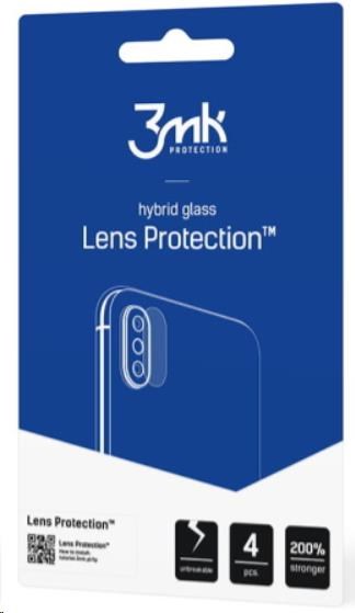3mk hybridní sklo Lens pro ochranu fotoaparátu pro Huawei P40 Pro (3 ks)
