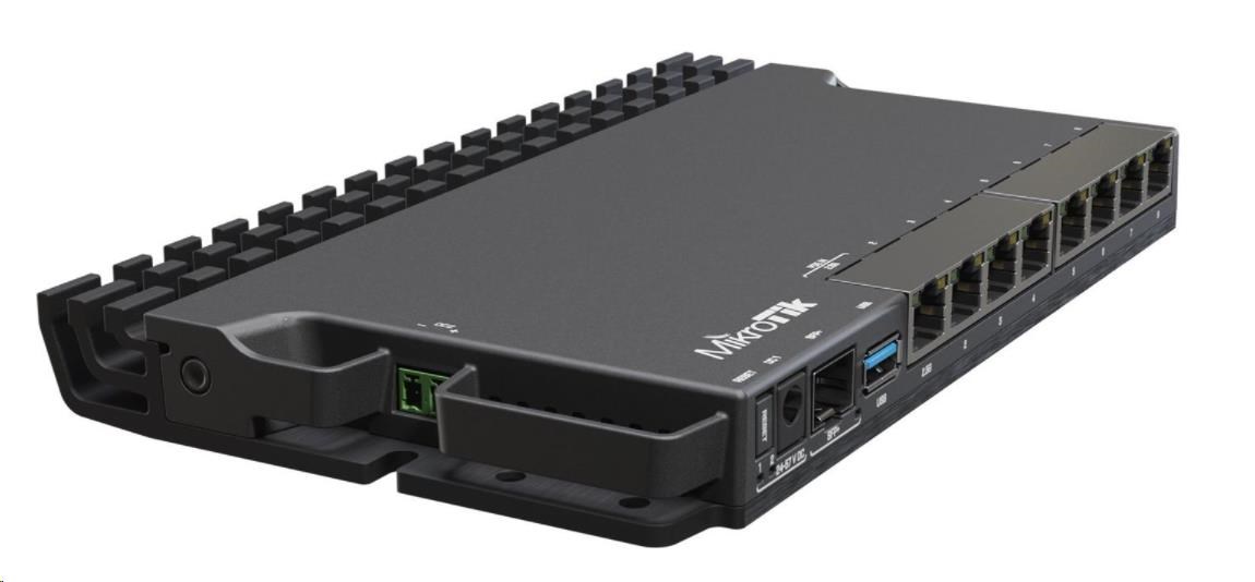 MikroTik RouterBOARD RB5009UG+S+IN, 1400MHz CPU, 1GB RAM, 7xGbE, 1x2,5GbE, 1xSFP/SFP+, 1xUSB, Licence č. 5