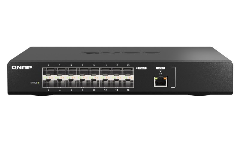 QNAP switch QSW-M5216-1T (16xSFP28,1x10GbE)