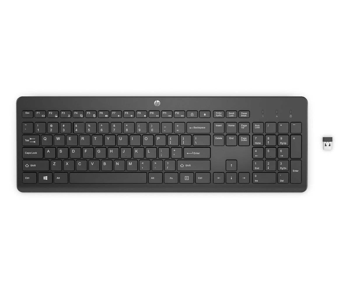 HP 230 Wireless Keyboard  - bezdrátová klávesnice CZ/SK lokalizace