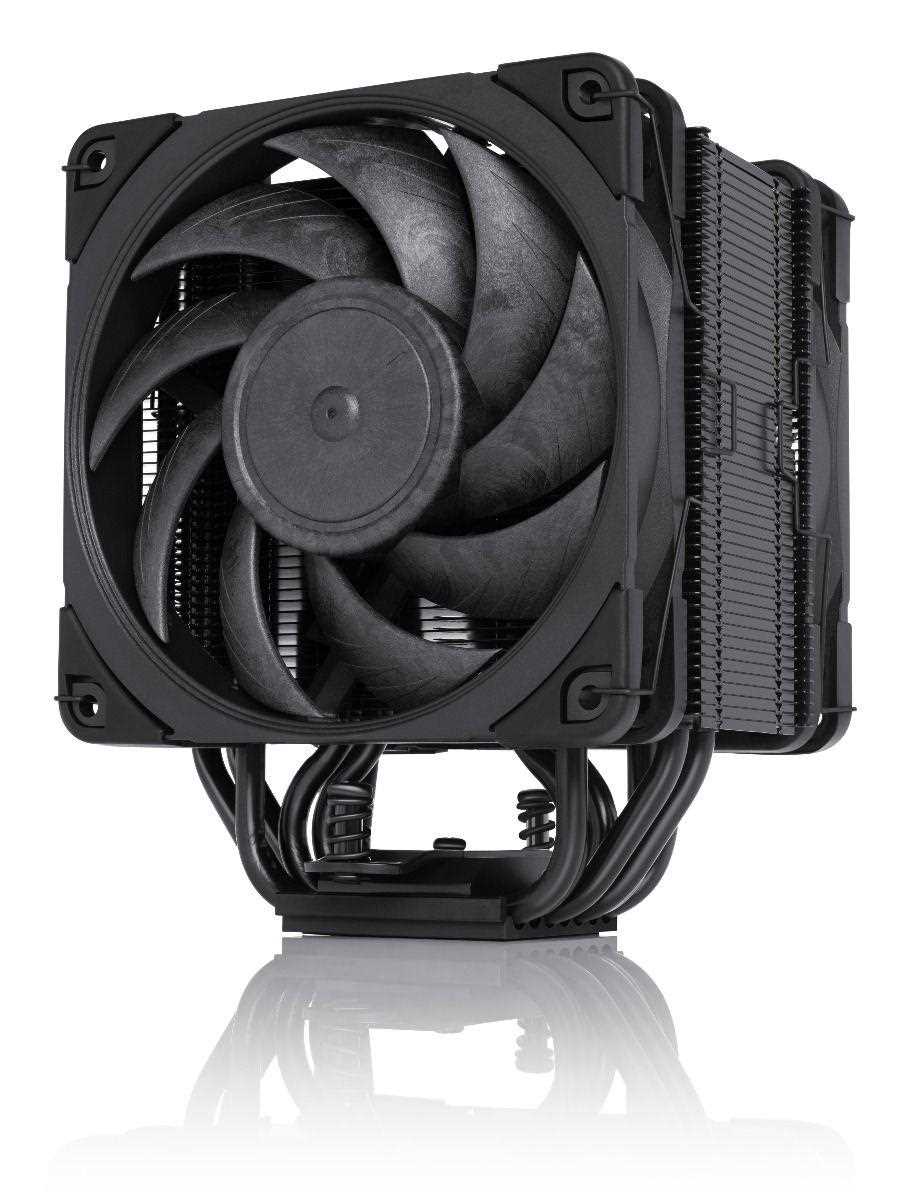 NOCTUA Chladič CPU NH-U12A-CH.BK, 2x 120mm, LGA1851, AM5, černá
