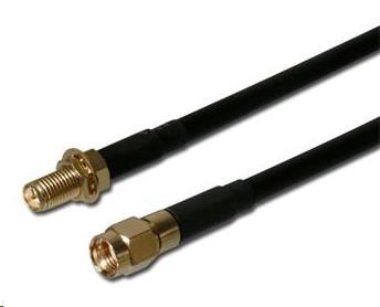 Koaxiální WLAN Antenní prodlužovací SMA male reverse - SMA female reverse ,5m