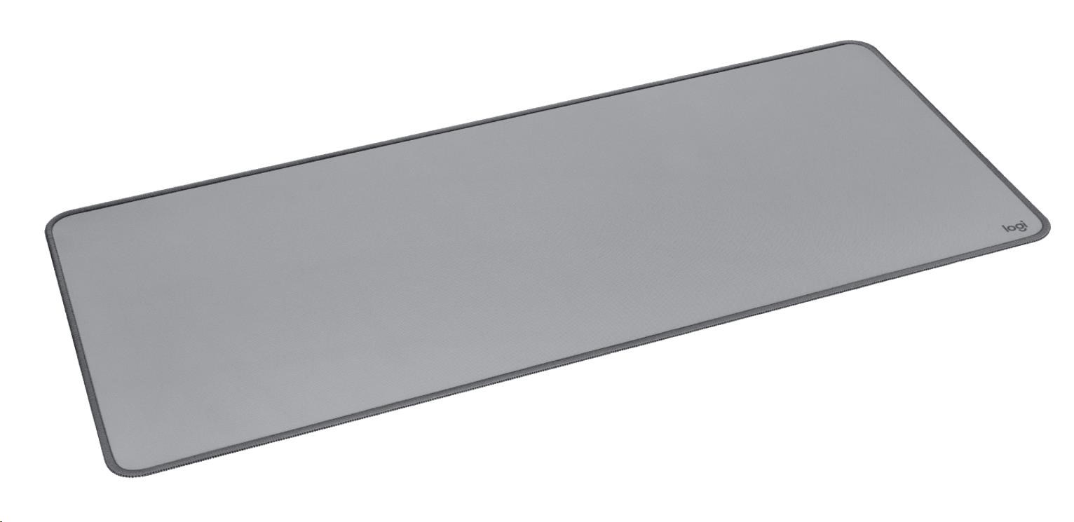 Logitech podložka pod myš Desk Mat Studio Series, mid grey