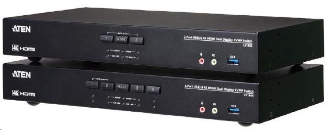 ATEN 2-port USB3.0 4K HDMI Dual Display KVMP přepínač