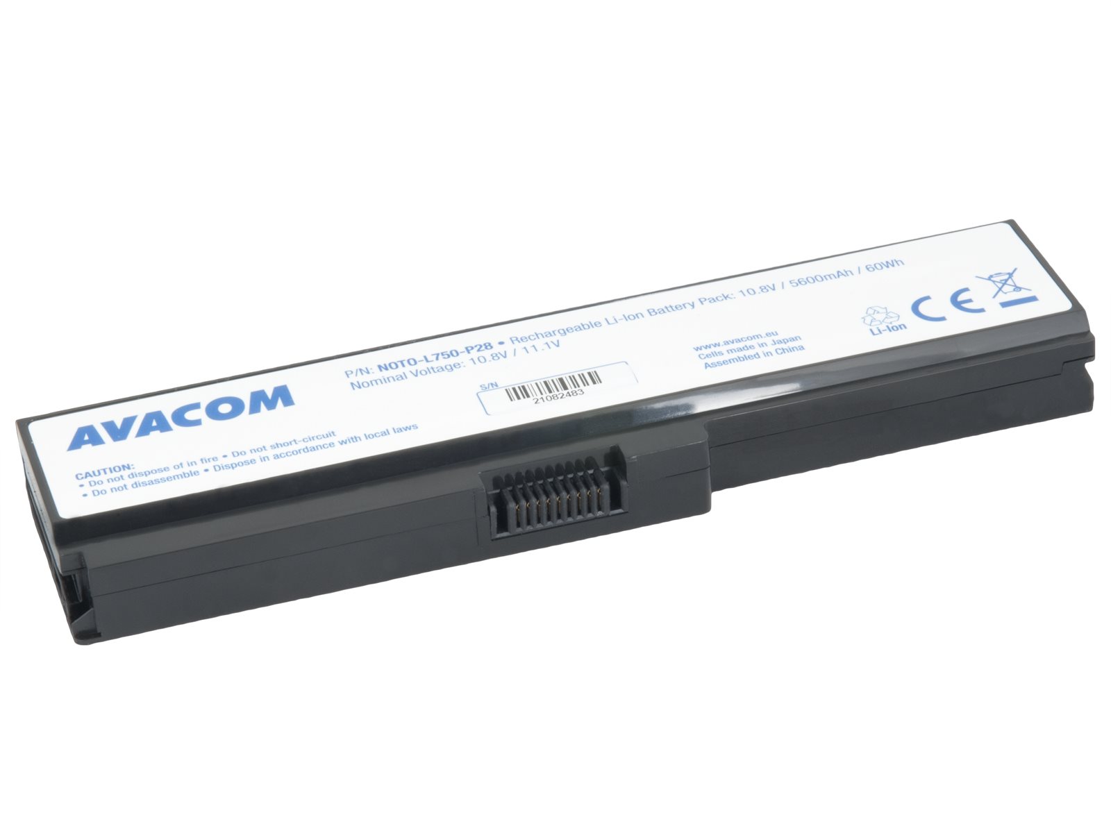 AVACOM baterie Toshiba Satellite L750 Li-Ion 10,8V 5600mAh 60Wh