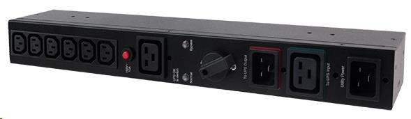 CyberPower Manual Bypass Switch PDU, 16A, (6)C13, (1)C19, (1) IEC-C20, (1) IEC-C19, (2) IEC-C20