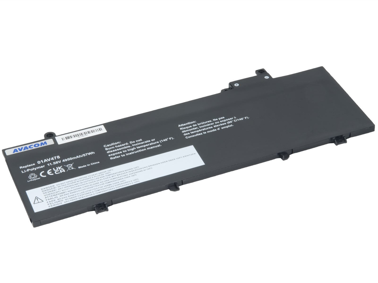 AVACOM baterie pro Lenovo ThinkPad T480S Li-Pol 11,58V 4950mAh 57Wh