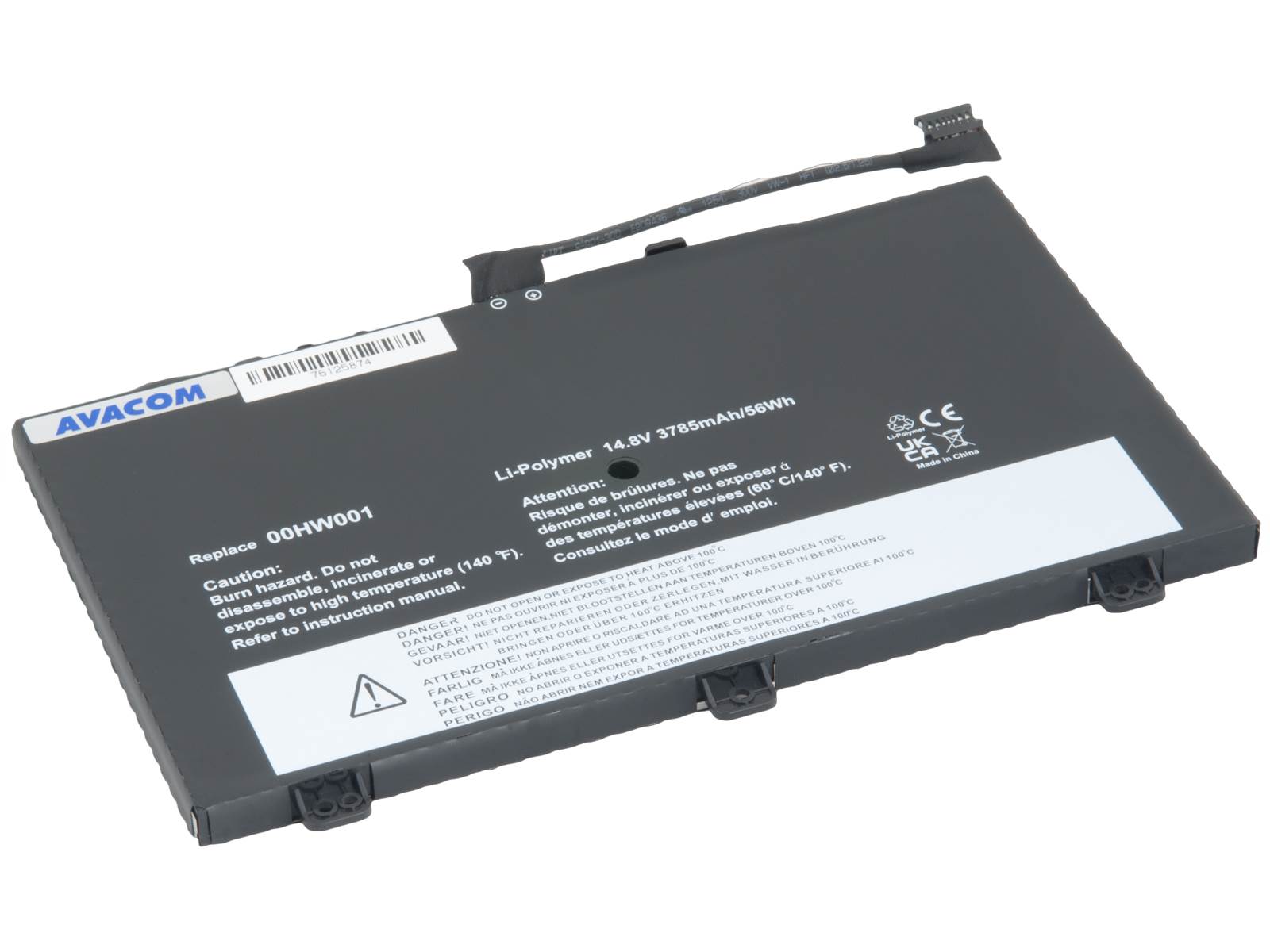 AVACOM baterie pro Lenovo ThinkPad S3 Yoga 14 Series Li-Pol 14,8V 3785mAh 56Wh