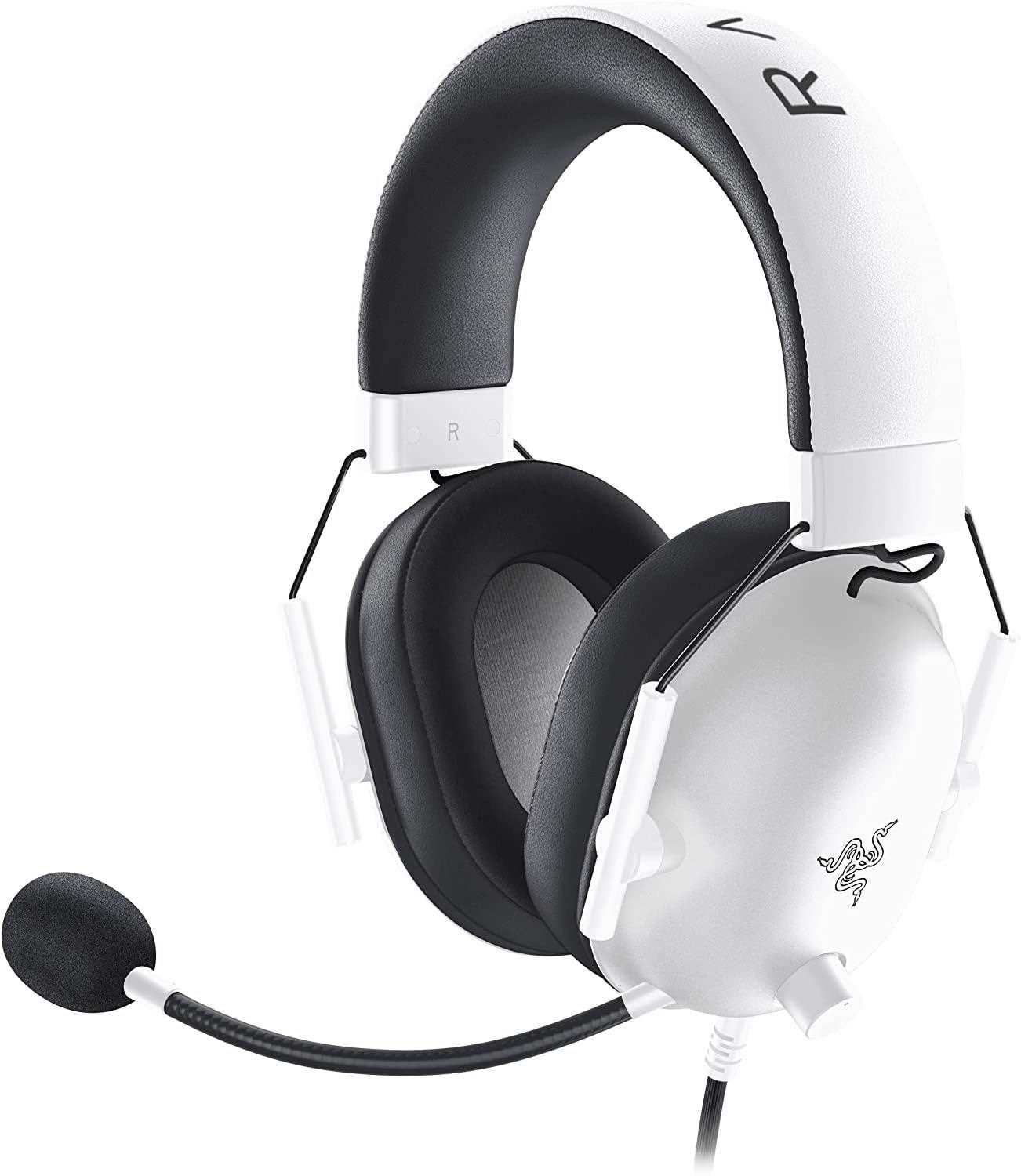 RAZER sluchátka Blackshark V2 X, 3.5mm, bílá