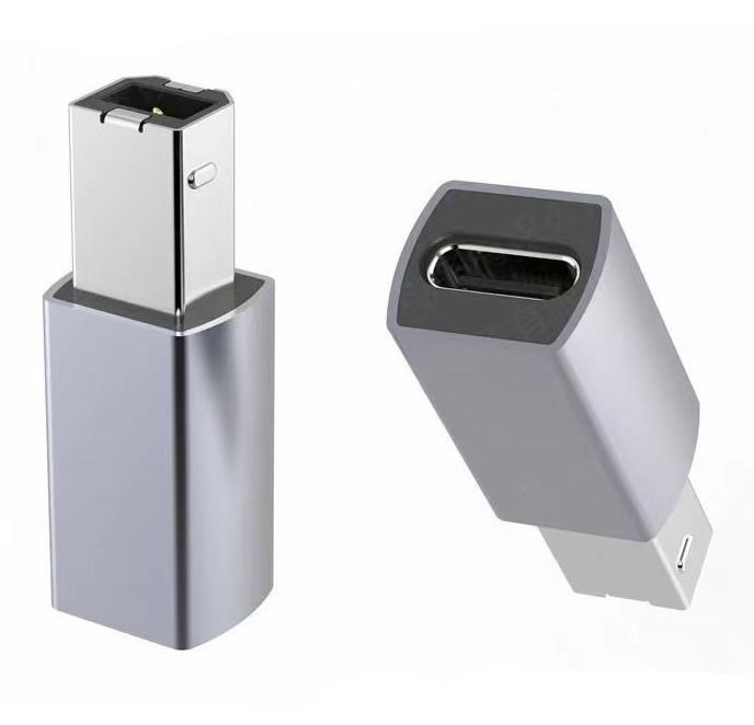 PremiumCord USB redukce USB C - USB2.0 B (F/M)