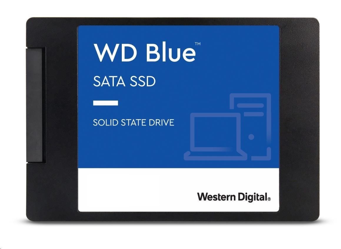 WD BLUE SSD 3D NAND WDS500G3B0A 500GB SA510 Powered by SanDisk, SATA/600, (R:560, W:510MB/s), 2.5"
