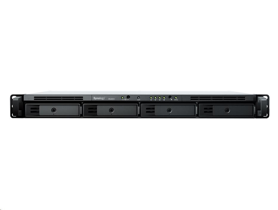 Synology RS422+ RackStation (2C/RyzenR1600/2,6-3,1GHz/2GBRAM/4xSATA/1xUSB3.2/2xGbE/1xPCIe)