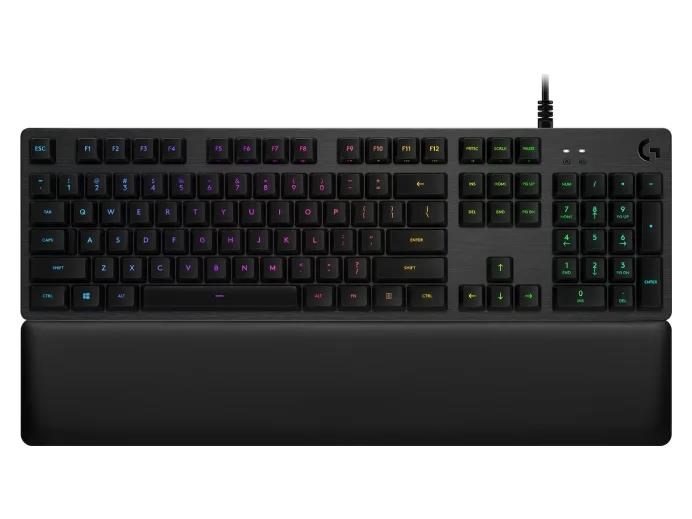 Logitech Mechanical Gaming Keyboard G513 LIGHTSYNC RGB - CARBON - GX Brown - TACTILE - US INT'L - USB
