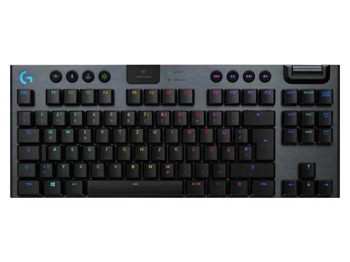 Logitech Mechanical Gaming Keyboard G915 TKL Tenkeyless LIGHTSPEED Wireless RGB - Linear - CARBON - US INT'L