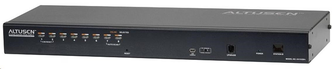 ATEN 8-port OverNet Cat5 KVM PS/2+USB, OSD, rack, SUN, PON, VNC
