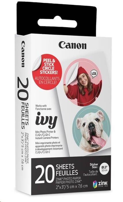 Canon ZINK PAPER ZP-2030-2C 20 SHEETS