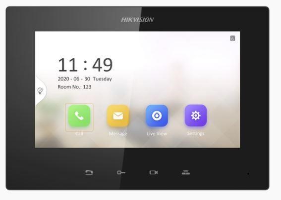 HIKVISION DS-KH6220-LE1, 7" IP bytový nedotykový monitor; PoE