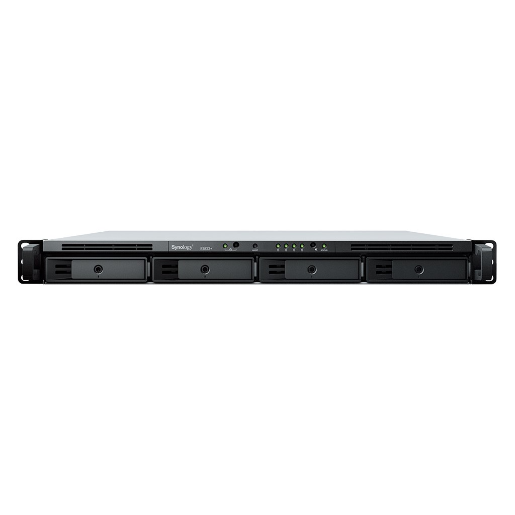Synology RS822RP+ RackStation (4C/RyzenV1500B/2,2GHz/2GBRAM/4xSATA/2xUSB3.2/4xGbE/1xPCIe/RP)