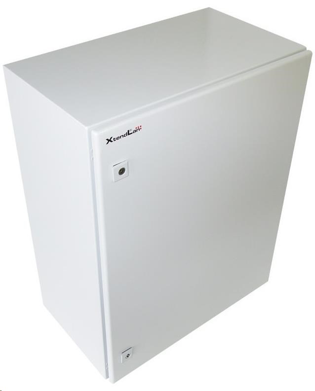 XtendLan 19" univerzální rozvaděč s montážní deskou, krytí IP66, šířka 600mm, hloubka 350mm, výška 760mm, šedý