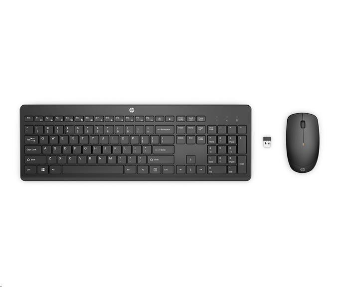 HP 230 Wireless Keyboard & Mouse EN  combo - bezdrátová klávesnice a myš