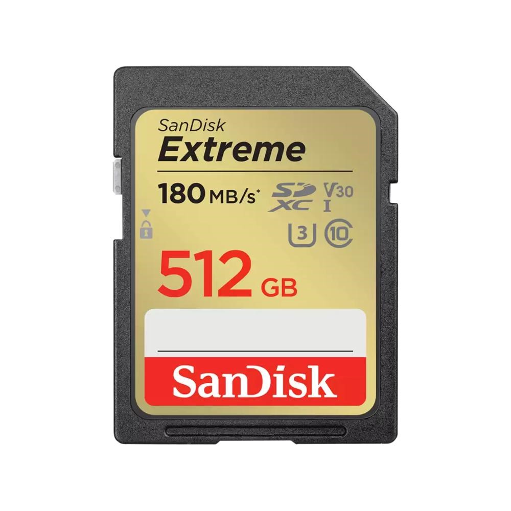 SanDisk SDXC karta 512GB Extreme (190 MB/s Class 10, UHS-I U3 V30)