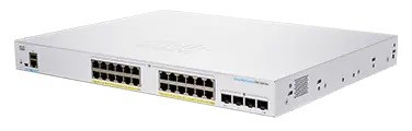 Cisco switch CBS250-24FP-4G (24xGbE,4xSFP,24xPoE+,370W) - REFRESH