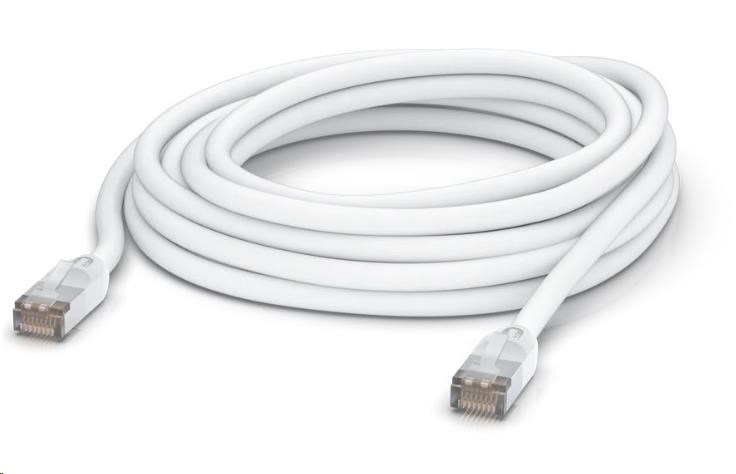 UBNT UACC-Cable-Patch-Outdoor-8M-W, Outdoor UniFi Patch kabel, 8m, Cat5e, bílá