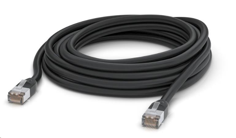 UBNT UACC-Cable-Patch-Outdoor-8M-BK, Outdoor UniFi patch kabel, 8m, Cat5e, černý
