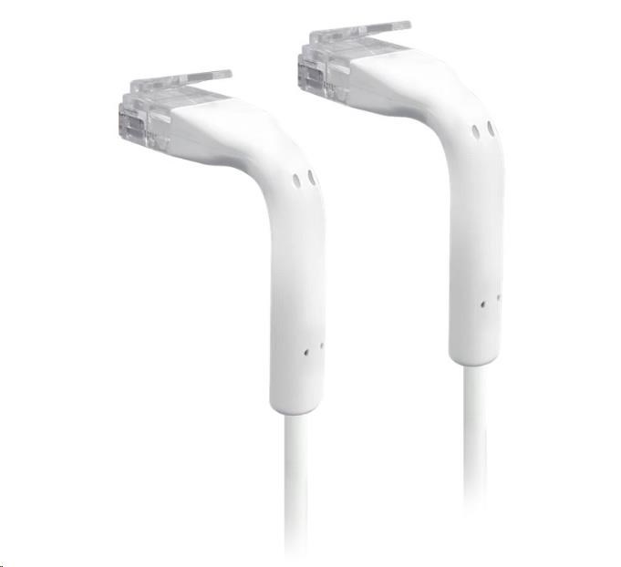 UBNT U-Cable-Patch-RJ45, UniFi Ethernet Patch kabel, 0,1m, Cat6, bílý